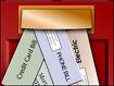 graphic of mail slot with many bills