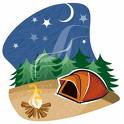graphic of a camp site